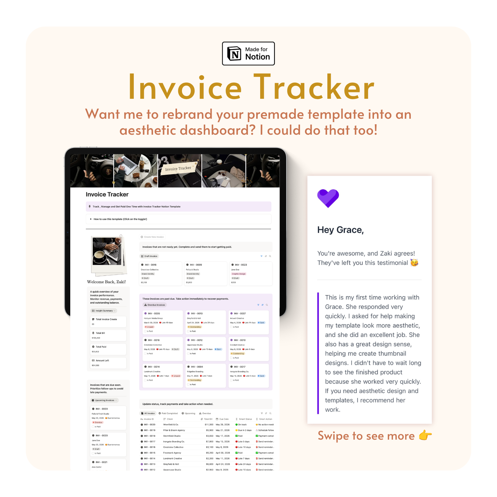Home invoice tracker